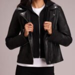 Dillon Quilted Sleeve Leather Jacket