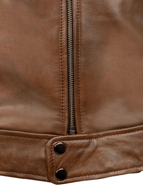 Override Leather Jacket Zipper