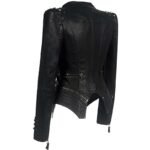 Women's Gothic Leather Jacket