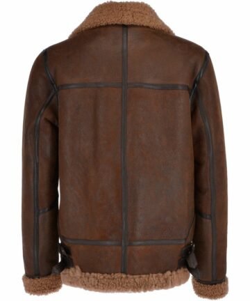 Sheepskin Leather Flying Jacket for Men